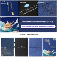 Libretas Personalizadas con Logotipo Impreso en Tela, A5 B5, Artículos Escolares, Diario, Regalo, Libretas Decorativas de Lujo al por Mayor, Adhesivo Inalámbrico
