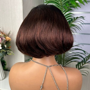 Perruque Lace Front 13x4 Coupe Pixie, Bonnet Respirant, 100% Cheveux Humains pour Femme - Product Image 1