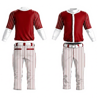 Tenues d'équipe sportive, ensembles de maillots et pantalons de baseball, sur mesure, haute qualité, short 100% polyester, uniforme de baseball, faible MOQ, couleurs personnalisées