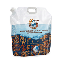 Pochettes souples pour eau potable avec valve de distribution 3L, 5L, 10L – Emballage pour l'approvisionnement en eau pure