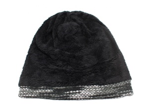 Personnalisé Slouch Slouchy fausse fourrure Jacquard polaire doublé <span class=keywords><strong>homme</strong></span> hommes hommes personnalisé hiver casquette chapeau bonnet bonnets pour été hiver - Product Image 6