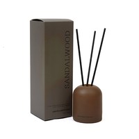 Boîte d'emballage de diffuseur de roseaux de luxe avec gaufrage, laminage mat, doublure en éponge, matériaux recyclés