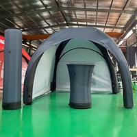 Tente de réception gonflable publicitaire extérieure en PVC imperméable sur mesure pour événements commerciaux