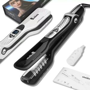 Plancha de vapor para el cabello, plancha eléctrica multifuncional, rizador de pelo, plancha de vapor con spray, calidad de salón - Product Image 6