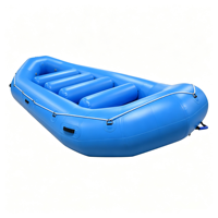 Radeau gonflable d'expédition de 16 pieds, personnalisable, de haute qualité, grand modèle, pour rafting en eaux vives, bateau de dérive, 12 personnes, plancher renforcé