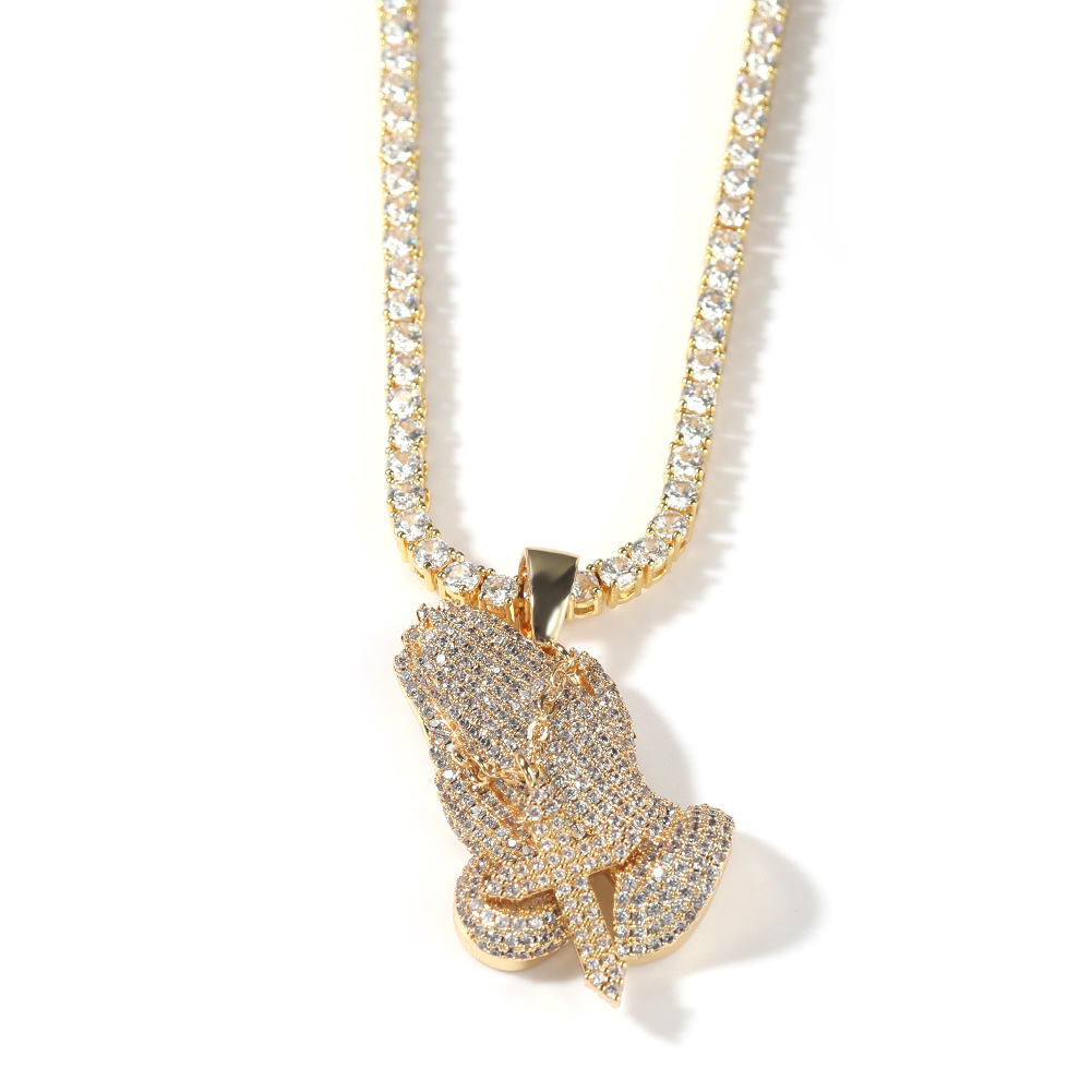 Gold+3mm tennis chain