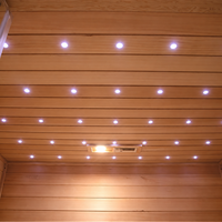 Sauna intérieur haut de gamme 2026 pour 4-6 personnes, en bois de pruche canadien, cabine de sauna sec sur mesure, directement du fabricant