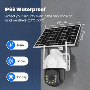 Caméra de sécurité solaire 4G fabriquée en usine, détection de mouvement CMOS, extérieure, 6MP, réseau CCTV pour ferme/maison de campagne - Product Image 3