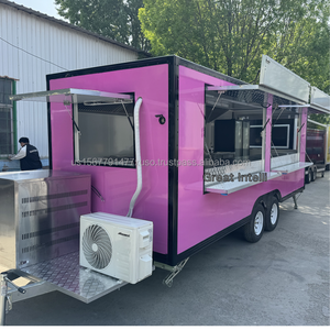 Cafe Catering Churros Pizza Mobile Bar Coffee Cart Food Truck food Trailer Fully Equipped Snack Food <b>Hotdog</b> Chips - Product Image 2