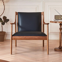 Ensemble de chaises royales en cuir de vache moderne, rembourrées en bois, pour salon, salon, meubles de salon
