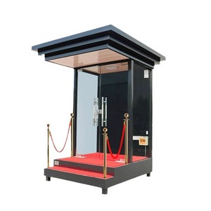 Caseta de Vigilancia de Estructura de Acero, Diseño Moderno, Caseta de Recepción para Exteriores, Resistente al Viento de 121+ mph - Product Image 4
