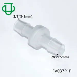 JU 3/8" 9.5mm Hose Barb Tube Connector Stainless Steel Mesh HDPE Fiber Water Air Inline Filter For Oxygen Concentrator