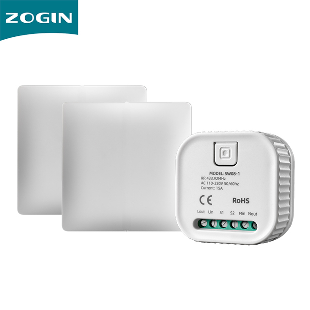 High Sensitivity 433Mhz Apartment Hotel Household Commercial Wireless Switch 433Mhz Wireless Remote Control Smart Switch