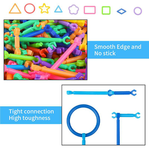 مجموعة مكعبات بناء متشابكة ألغاز ثلاثية الأبعاد مبتكرة وألعاب تعليمية للأعمار <span class=keywords><strong>3</strong></span> + ألوان عشوائية - Product Image 3