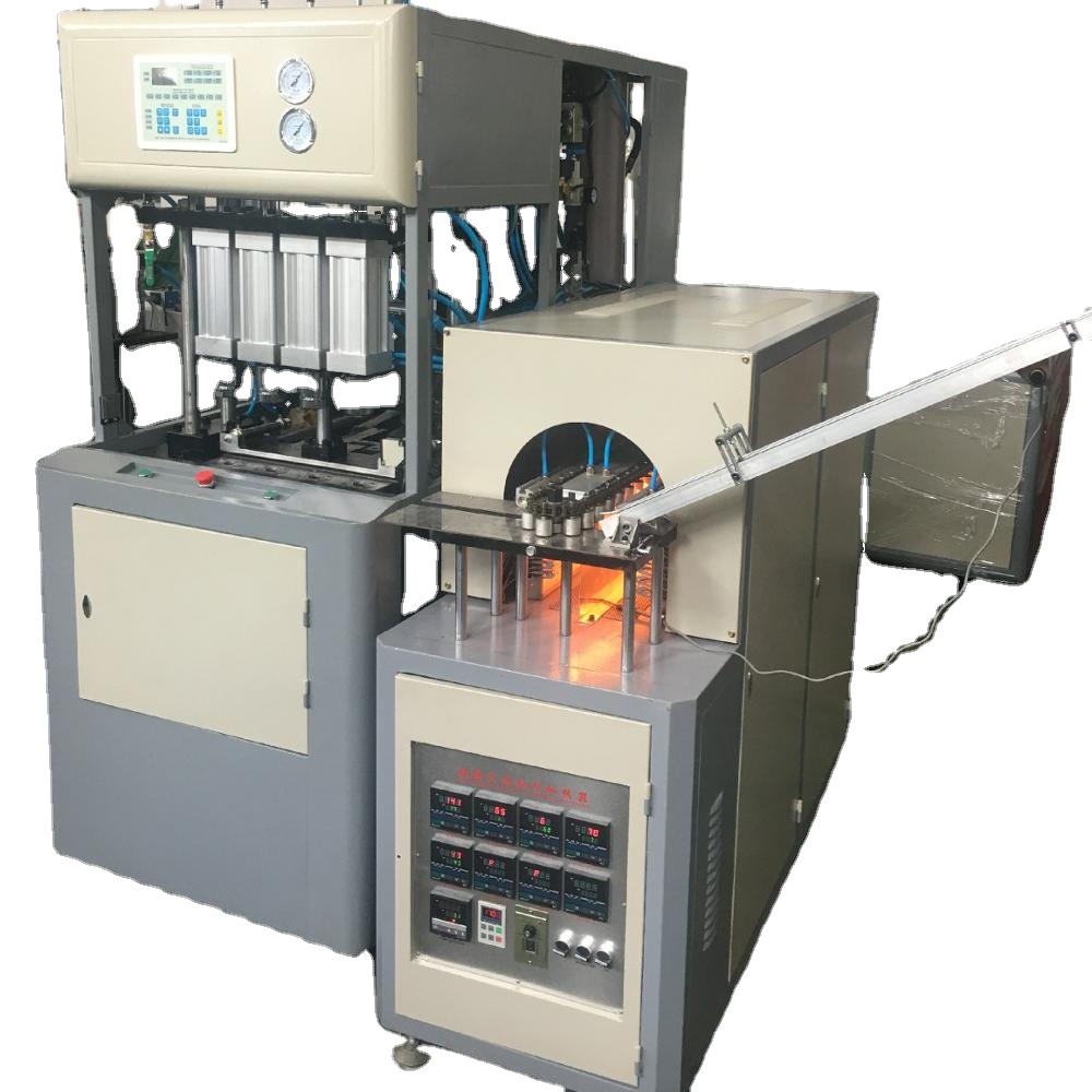 Полуавтоматическая машина для выдувного формования ПЭТ-бутылок, 4 полости