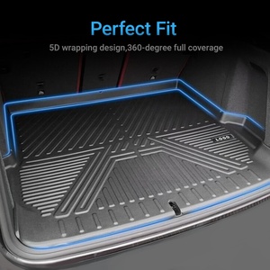 Tapetes de Piso de Alta Calidad TPE 5D, Tapete para Maletero de Auto Impermeable, Juego Completo de Tapetes para Auto para Ford Explorer XLT Corsa - Product Image 6