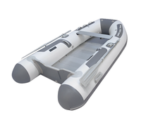 13ft 4m 6 personnes 1.2mm PVC personnalisé OEM aluminium bateau de pêche de plaisance bateau de pêche gonflable bateau de sport Yacht de sport