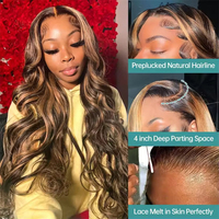 Perruque Bob brésilienne en cheveux humains naturels vierges, double épaisseur, sans colle, transparente HD intégrale, pour perruques frontales, noire, vente en gros