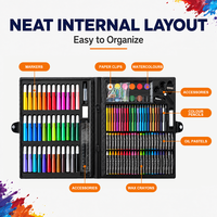Ensemble de crayons à dessin, ensemble d'art professionnel, ensemble de papeterie, fournitures artistiques, papeterie pour enfants, papeterie pour enfants LT73369