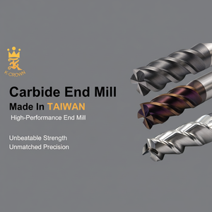 Fresa de Carburo de Tungsteno de 4 Filos para Mecanizado de Moldes con Recubrimiento AlTin OEM/ODM - Product Image 1