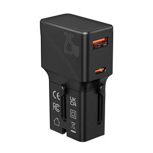 <span class=keywords><strong>JEDI</strong></span> US AU UK EU 25W PD Estación de carga rápida Adaptador de corriente Enchufe múltiple USB Cargador de viaje universal internacional - Product Image 6