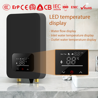 Chauffe-eau électrique instantané sans réservoir certifié ETL 220V/240V pour usage domestique, garage, voiture, 11-18KW, économie d'énergie, chauffage rapide