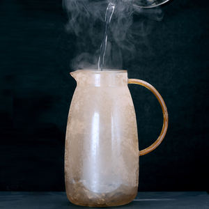 Bouilloire à eau froide en verre borosilicate de haute qualité au design moderne avec couvercle pour eau chaude ou froide, thé glacé, <span class=keywords><strong>vin</strong></span>, café, lait, jus - Product Image 4