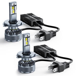 Bombillas LED AUXITO X5 H4 para faros delanteros, luz alta y baja, 170W 16000LM, 900% más brillantes, 6500K, blanco frío - Product Image 3