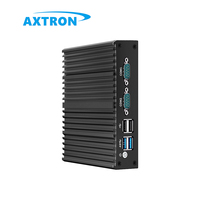Pequeño PC industrial 2 Ethernet 4 USB 2 COM Linux Wifi 4G Android Embedded Nux Box con enchufes AU y US