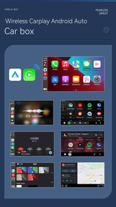 New 2 in 1 CarPlay Box, USB Interface Auto Reconnect <b>Wireless</b> Car <b>Adapter</b> - Product Image 5