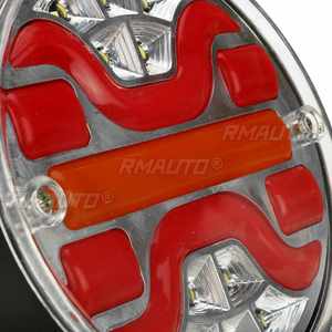 Feu arrière LED rond 5 pouces pour camion, 4-en-1 dynamique, clignotant, feu de recul, feu stop arrière pour voiture, remorque, camion, camping-car, bus - Product Image 6