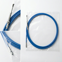 Câble de connexion de boîtier de commande à distance Marine 33C neuf pour système de direction de moteur hors-bord Yamaha, bleu (18 pi, 2 pièces)