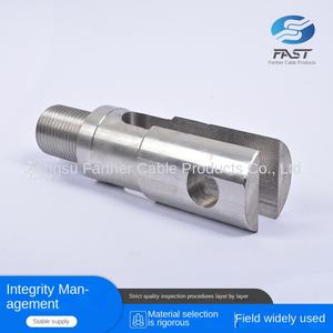 स्टेनलेस स्टील 304 केबल हेड और ग्लास पर्दे के लिए लॉक हेड और लॉक हेड - Product Image 4