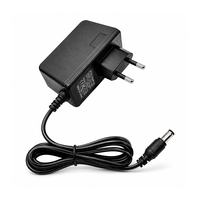 Adaptateur secteur 12V 1A avec prise EU, alimentation à découpage 12W, fabricant OEM ODM, certifié CE FCC RoHS pour bande LED et caméra