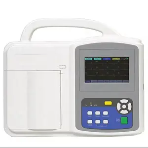 DM vendita calda ospedale VET ECG macchina 3 canali elettrocardiogramma strumento veterinario prezzo per gli animali