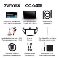 TEYES CC4 PRO pour Opel Corsa 2014-2019 CarPlay Android Auto 2DIN Autoradio CC4PRO Radio multimédia stéréo