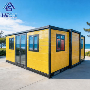 Standard Stability 20Ft 40Ft Prefabricated <b>Container</b> Expandable House 1 2 3 4 5 Bedroom Garden For Sale Portable Home Building - Product Image 1