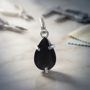 Pendentif en argent 925 avec pierre précieuse Chintamani 925artpalace, pendentifs en pierres précieuses tendance - Product Image 3