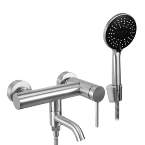 SANIPRO ensemble de système de <span class=keywords><strong>douche</strong></span> mural rond <span class=keywords><strong>doré</strong></span> multifonctionnel SUS304 robinet de baignoire salle de bain <span class=keywords><strong>mitigeur</strong></span> de robinet de bain - Product Image 3