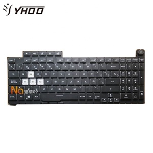 Teclado de ordenador portátil con retroiluminación negra G731 para <span class=keywords><strong>Asus</strong></span> ROG Strix G17 G731 <span class=keywords><strong>G731GU</strong></span> G731GW 0KN1-912BG11 0KNR0-661LBG00 US Notebook Keyboard - Product Image 2