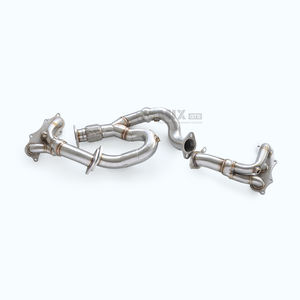 Système d'échappement performance avec collecteur pour Lotus Exige V6 3.5T 2012-2019 - Collecteur d'échappement de course V6 Downpipe - Product Image 1
