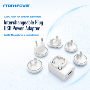 Chargeur <span class=keywords><strong>ACDC</strong></span> 5V 1A 2A 2.5A 3A avec prise interchangeable US EU UK AU PSE KC, adaptateur secteur USB-A pour lecteur, lampe LED, caméra CCTV - Product Image 4