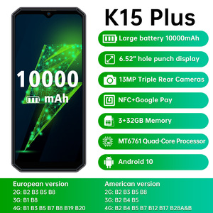 Smartphone <span class=keywords><strong>L</strong></span> Ouqi K15 Plus 6,52 pouces 3+32 Go Mtk6761, livraison à Hong Kong - Product Image 4