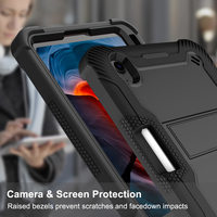 Étui de tablette robuste pour enfant en silicone PC résistant aux chocs pour iPad Mini 6 Mini 7 8,3 pouces, protection à 3 couches