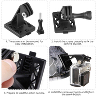 Adaptateur de fixation pour caméra en nylon et métal de haute qualité, support léger pour casque tactique
