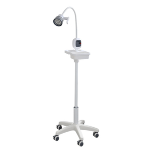 Lampada da Esame LED Mobile su Supporto a Pavimento in Acciaio Inossidabile per Ospedali e Cliniche - Product Image 4