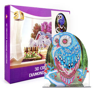 ภาพเพชร DIY 5 <span class=keywords><strong>มิติ</strong></span> ภาพสาม<span class=keywords><strong>มิติ</strong></span> ปริศนาเพชร<span class=keywords><strong>รูป</strong></span><span class=keywords><strong>ทรง</strong></span>พิเศษ อะคริลิค <span class=keywords><strong>รูป</strong></span>นกฮูก ภาพคริสตัล ตกแต่งบ้าน - Product Image 1