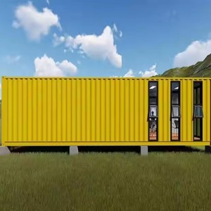 Casa Contenedor Moderna Prefabricada con Paredes de Vidrio y Dormitorio para Uso Residencial - Product Image 2