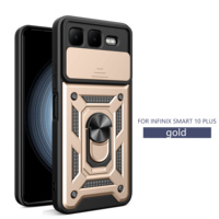 Coque robuste anti-rayures INF SMART 10 PLUS, protection antichoc avec béquille et protection d'objectif pour appareil photo