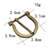 Gesper Pin Mewah Berkualitas Tinggi dari Paduan Seng 26mm, Gesper Sabuk & Gesper Tali Bahu Tas - Aksesoris Tas